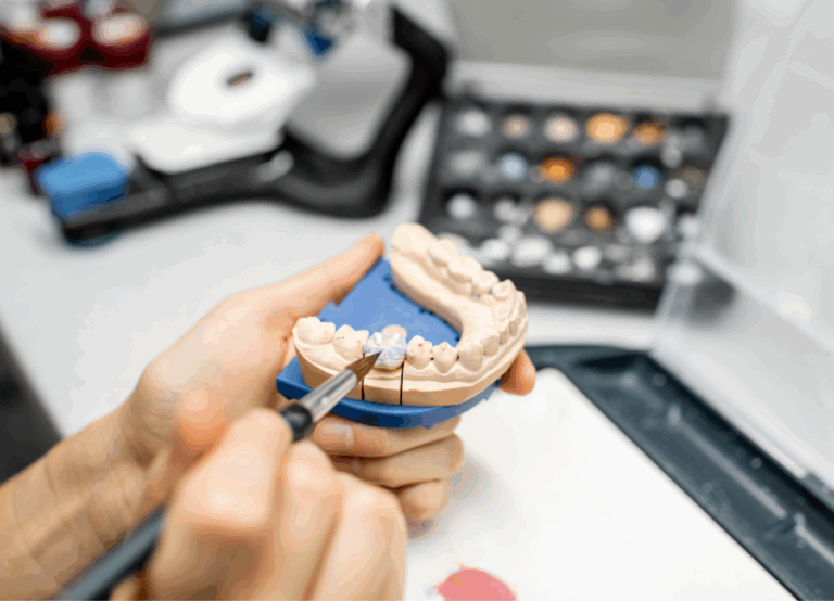 匠の技を持つ歯科技工士との密な連携|クリア総合歯科