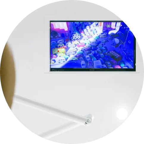 楽しい仕掛けがいっぱいの診療室｜クリア総合歯科