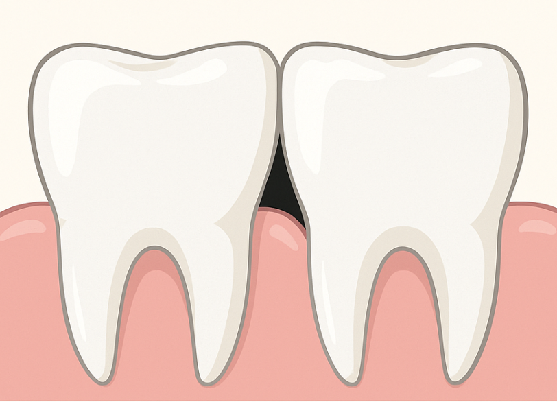 ブラックトライアングル|クリア総合歯科
