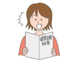 糖尿病の数値に驚く女性
